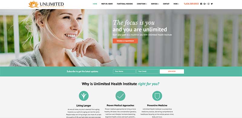 Custom WordPress Website Design and Development - Integrated with ActiveCampaign and ScheduleOnce