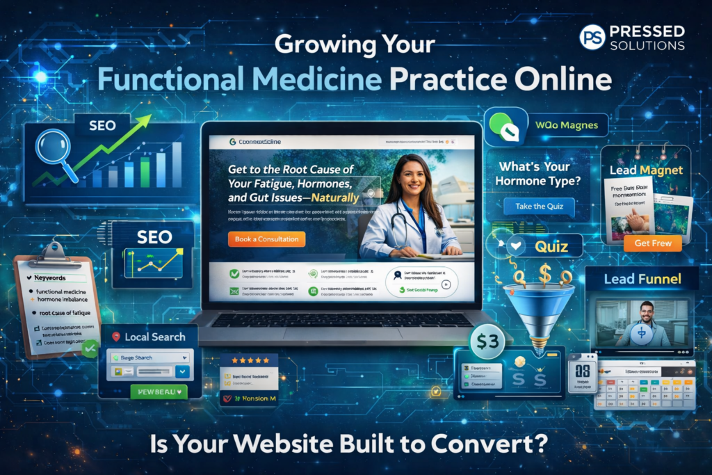 functional medicine website design